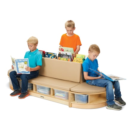 Jonti-Craft Read-a-Round 3 Piece Set, Wheat 37770JC